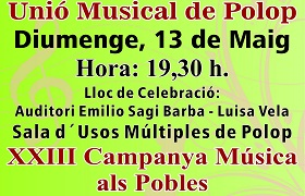 Concert primavera de la Societat Unió Musical de Polop Concert primavera de la Societat Unió Musical de Polop